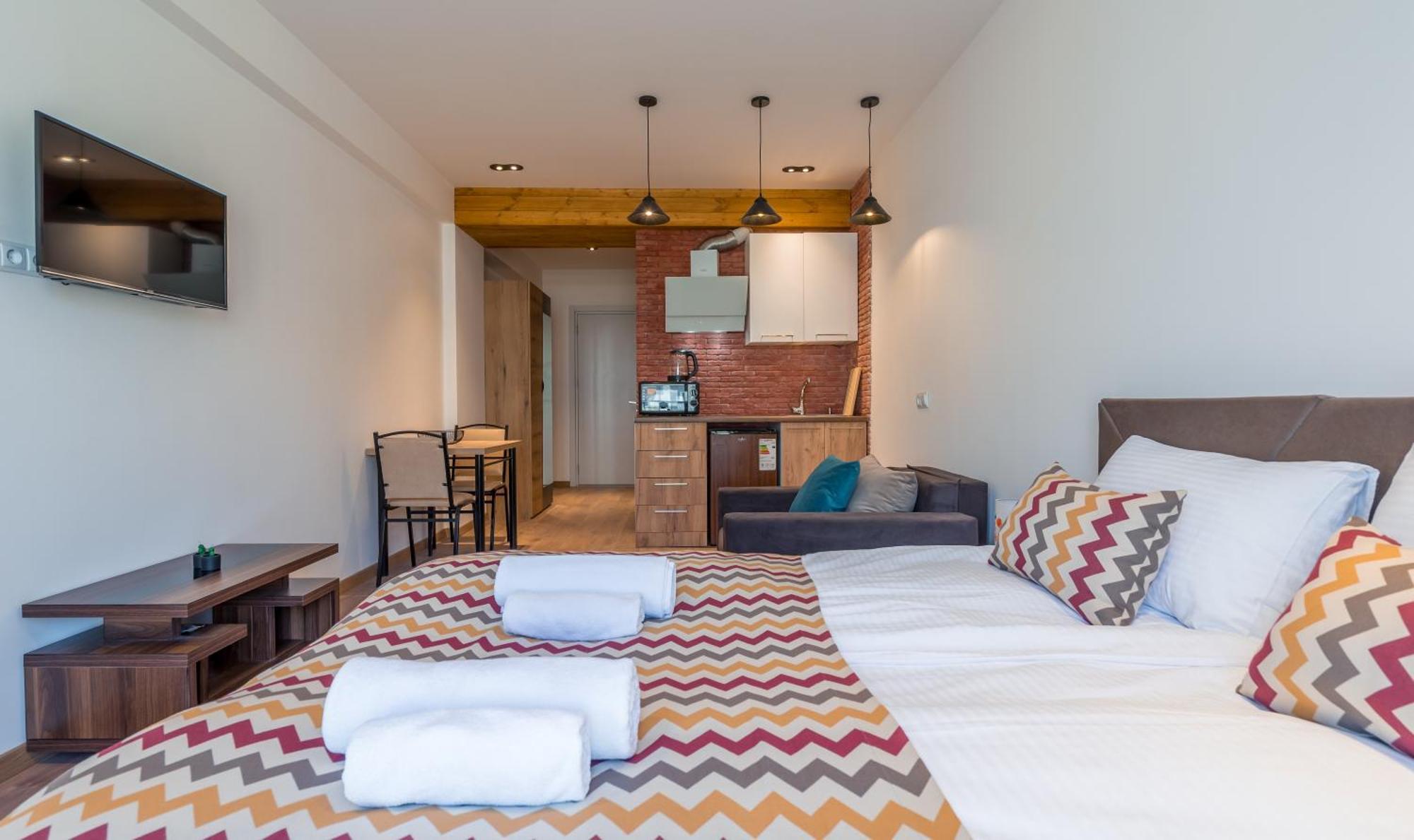 New Gudauri Twins Apartment Bilik gambar